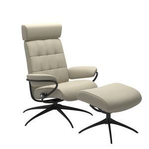 Stressless fauteuil + hocker London