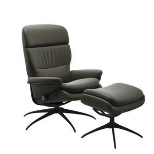 Stressless fauteuil + hocker Rome