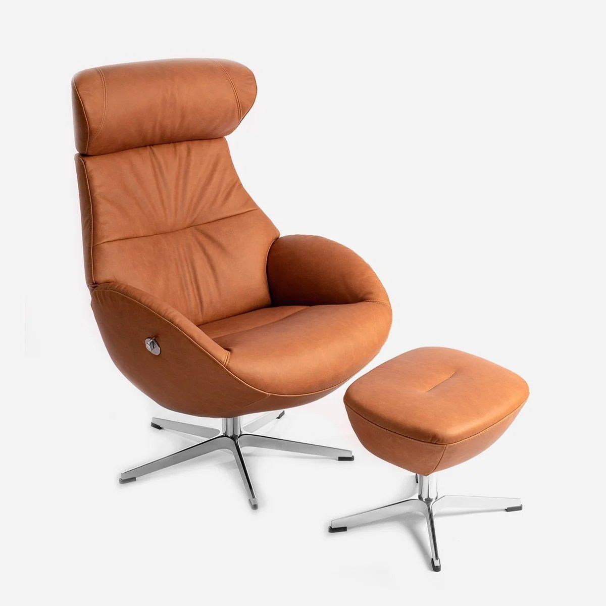 Relaxfauteuil + hocker Globe