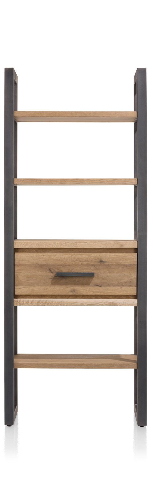 Boekenkast 1l+5n 75cm Brooklyn  37143RWB | 2