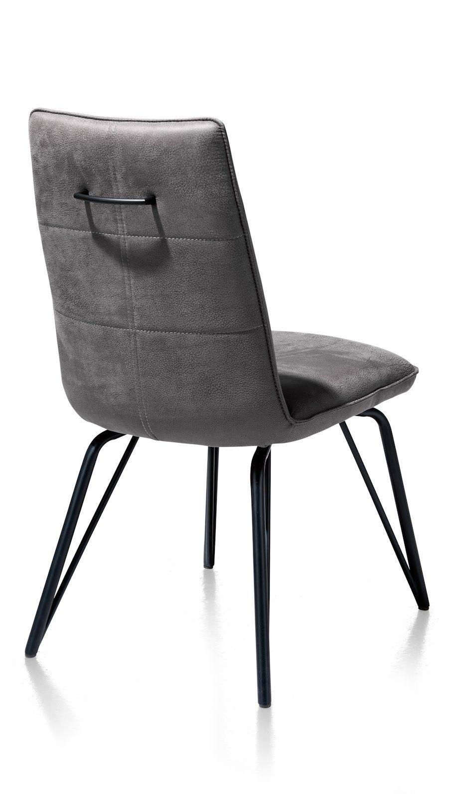 Stoel rocky/obl 4p/greep Bella  36716OBL off black | 3