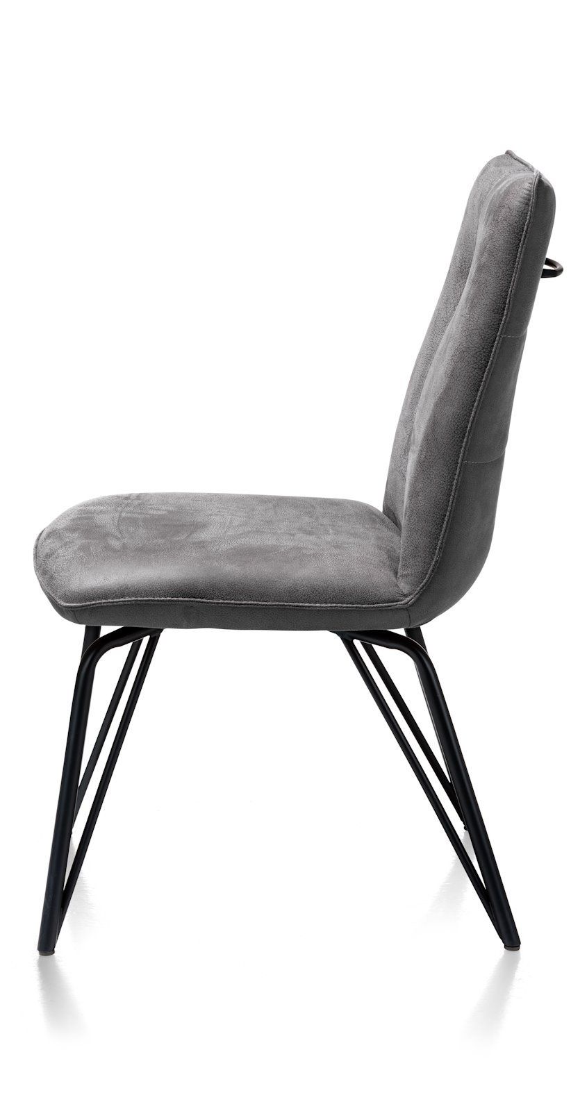 Stoel rocky/obl 4p/greep Bella  36716OBL off black | 4