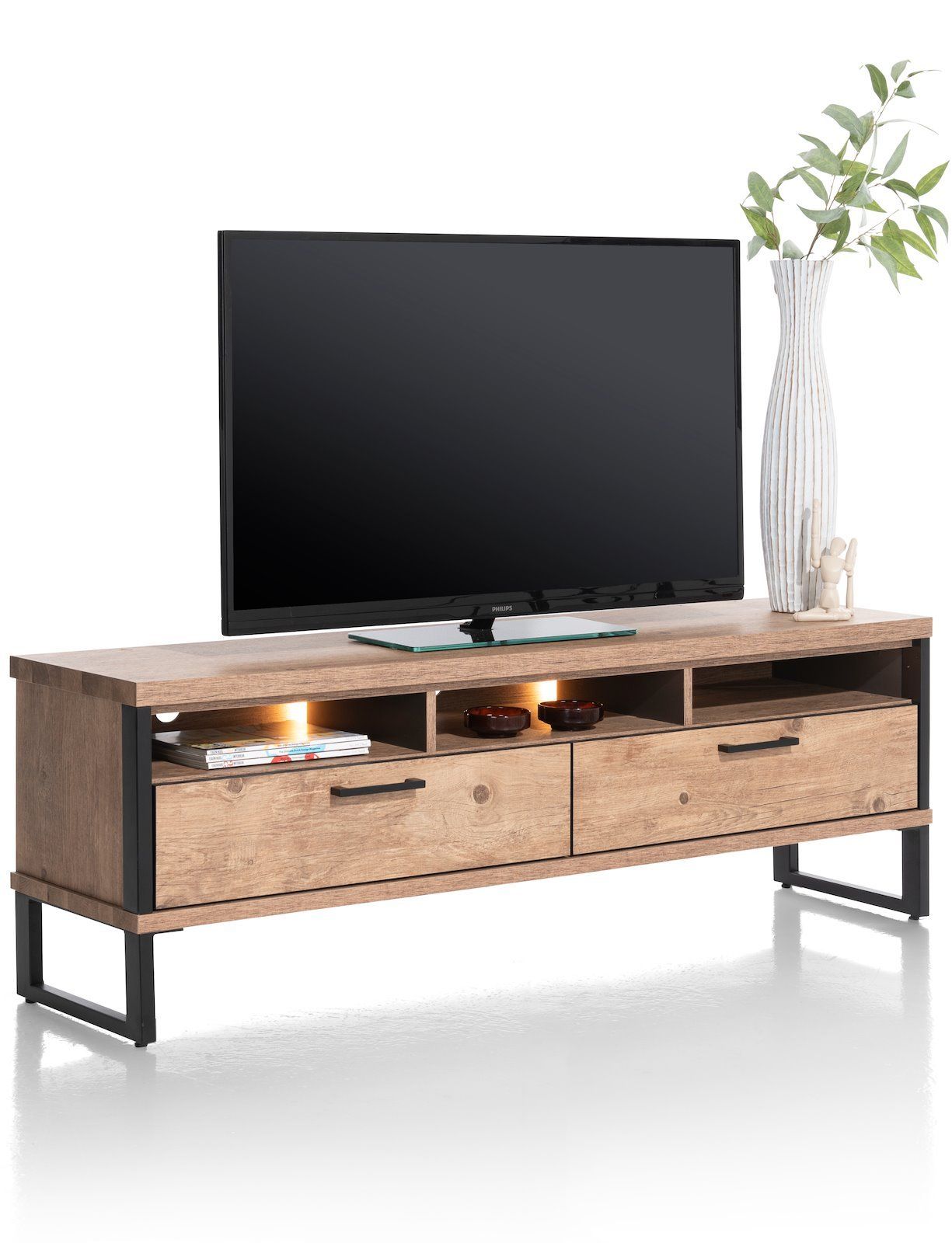 Lowboard 2l+3n led 160 Pantin  46297BRN | 2