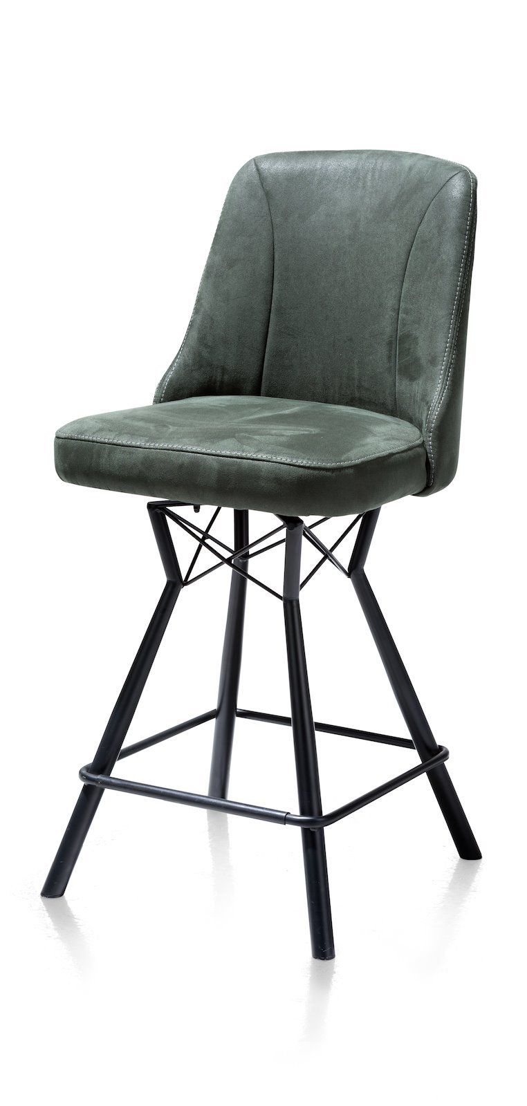 Barstoel kibo/rob/greep Eefje Turning disc 36593GRN Groen