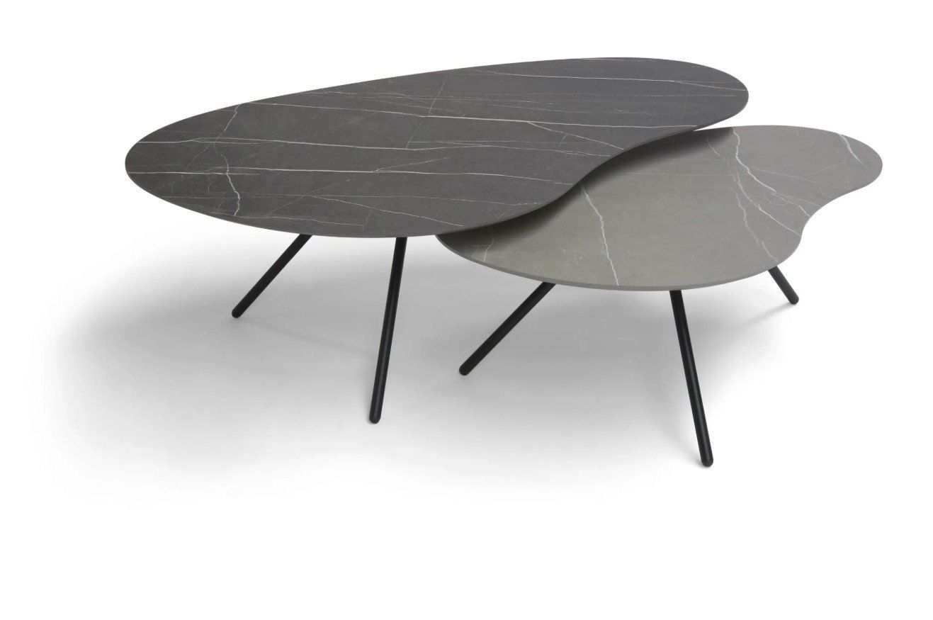 Salontafel Cloudy groot HPL oak black 0188-0723 | 2