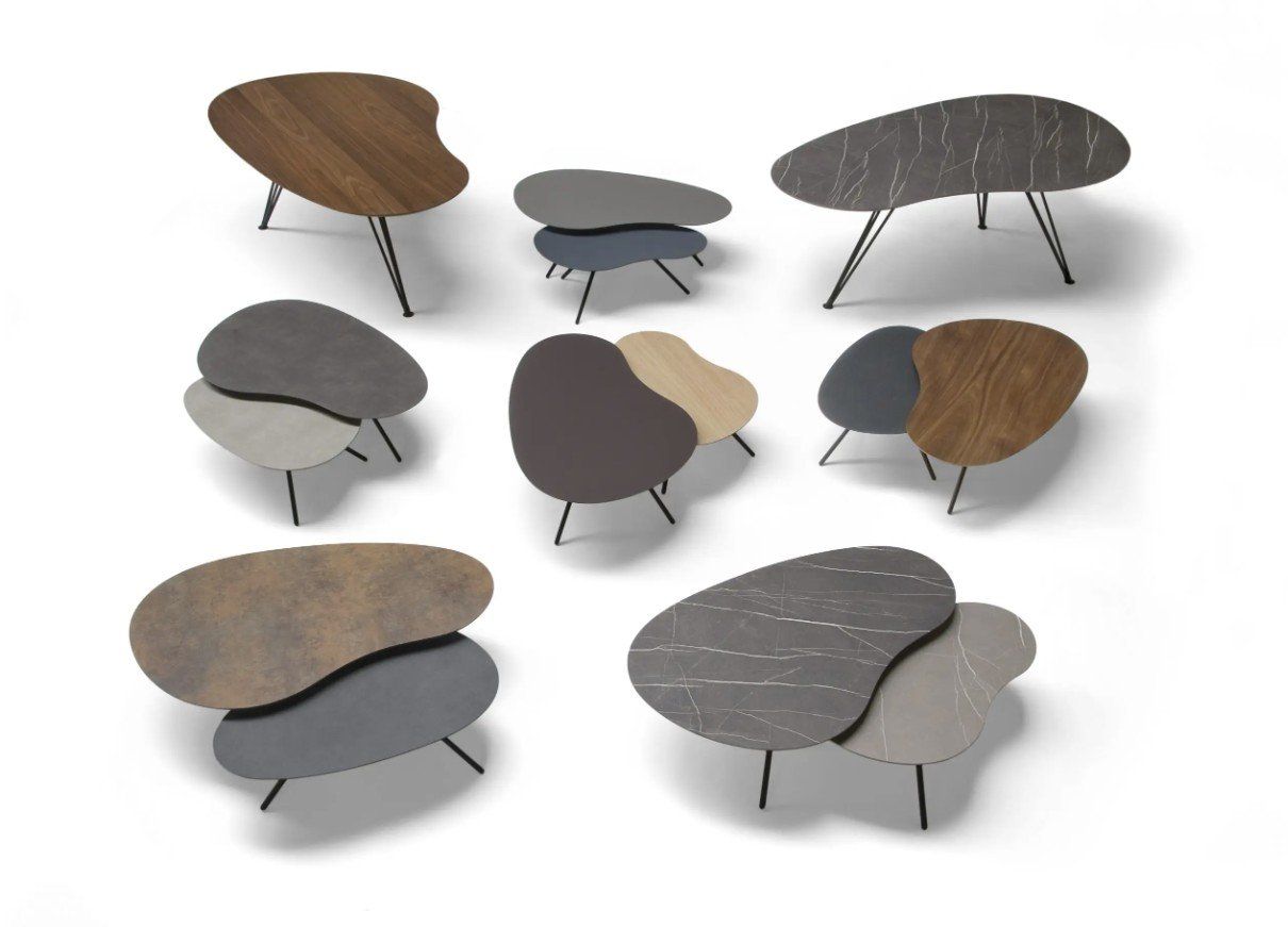 Salontafel Cloudy groot HPL oak black 0188-0723 | 3