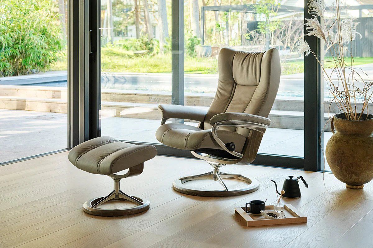 Stressless fauteuil + hocker Wing  | 9