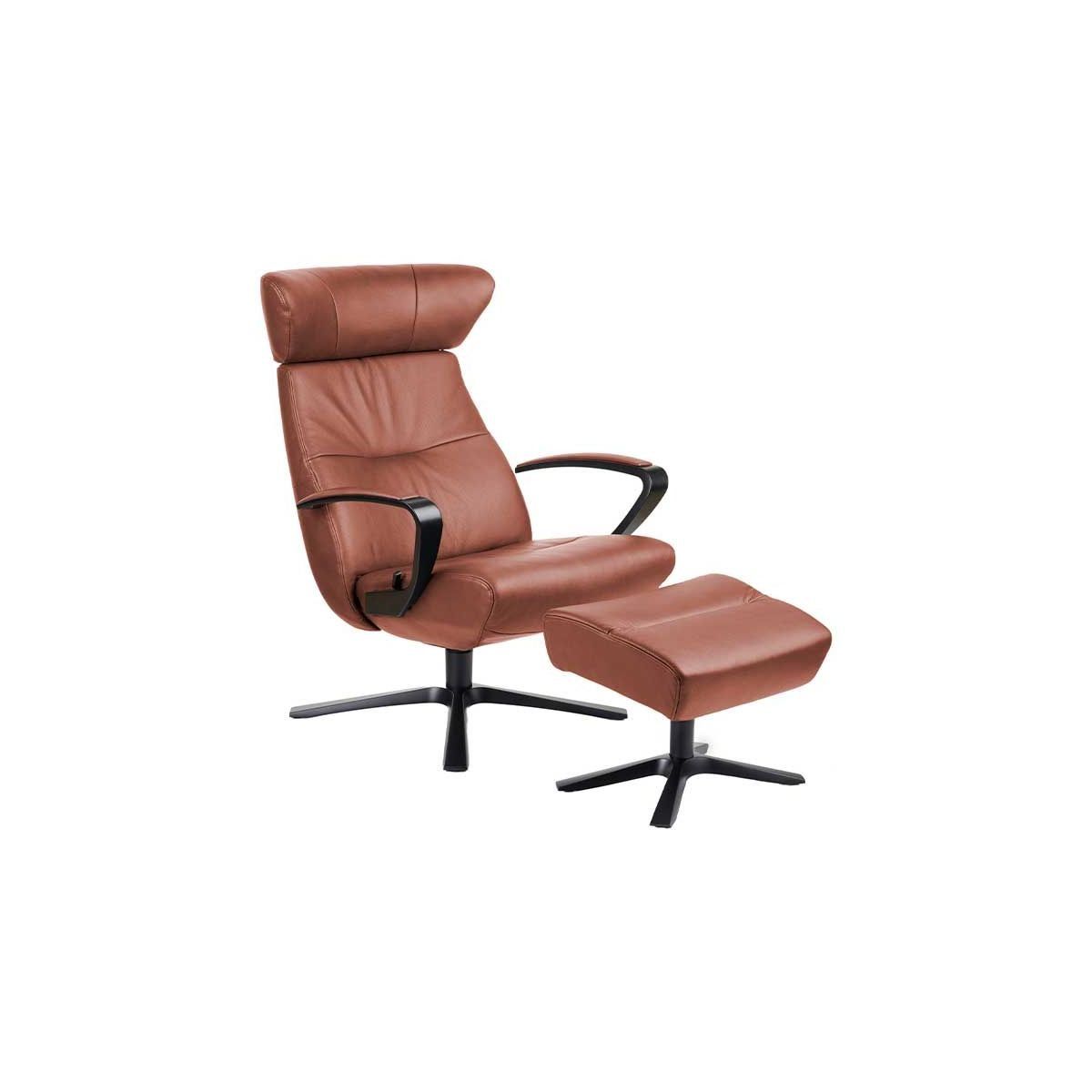 Relaxfauteuil + hocker Style