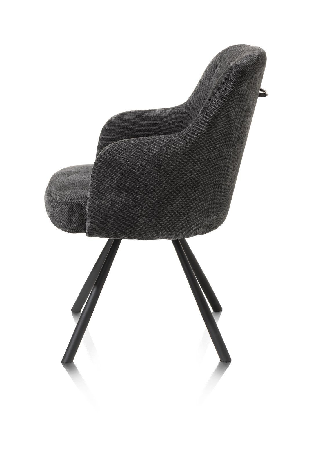 Armstoel livigno/rob draai Eva  48664ANT Antraciet | 4
