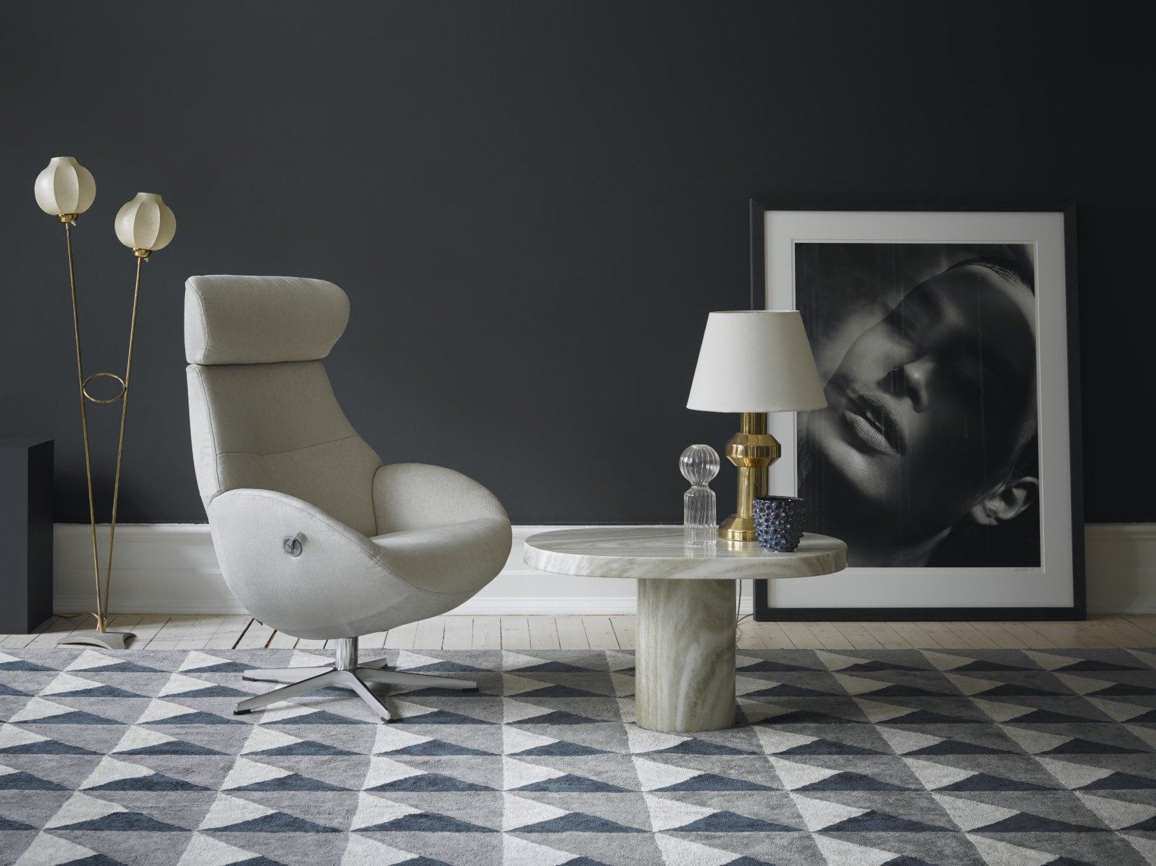 Relaxfauteuil + hocker Globe | 6