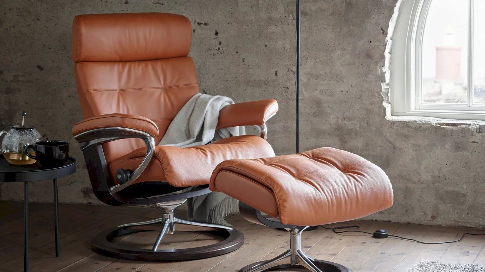 Stressless fauteuil + hocker Erik | 8