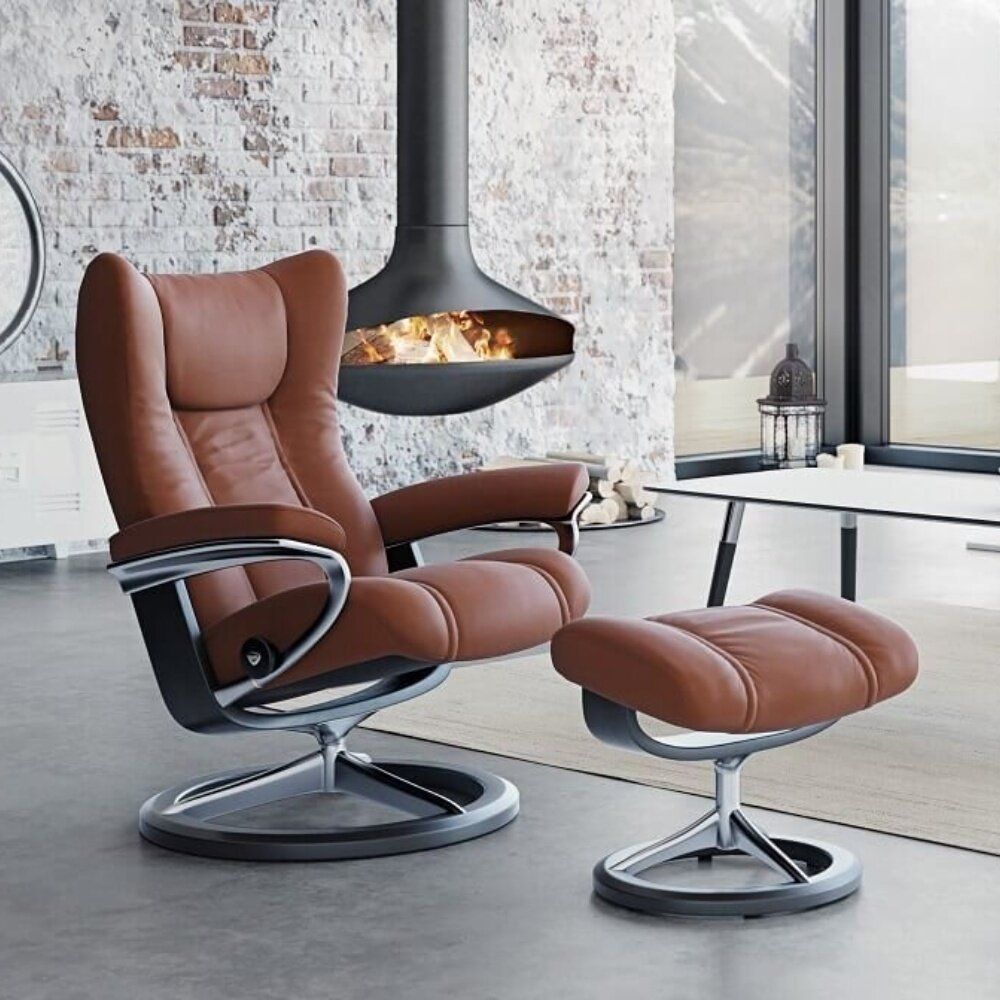 Stressless fauteuil + hocker Wing  | 7